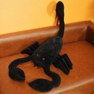 Oversized Black Plush Scorpion
