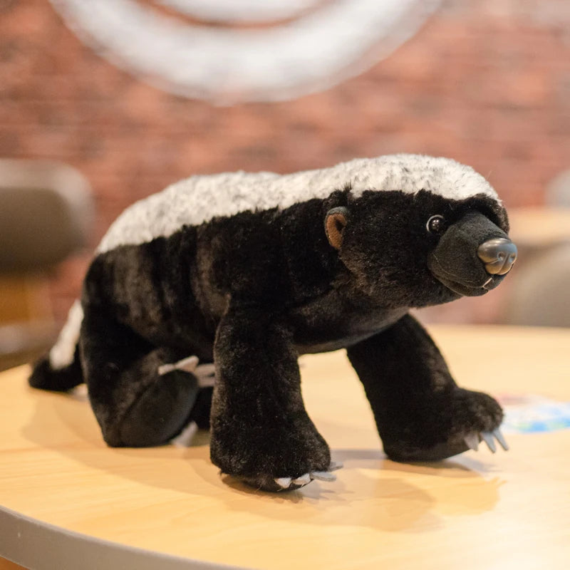 Black and White Honey Badger Plush Toy - Image 5