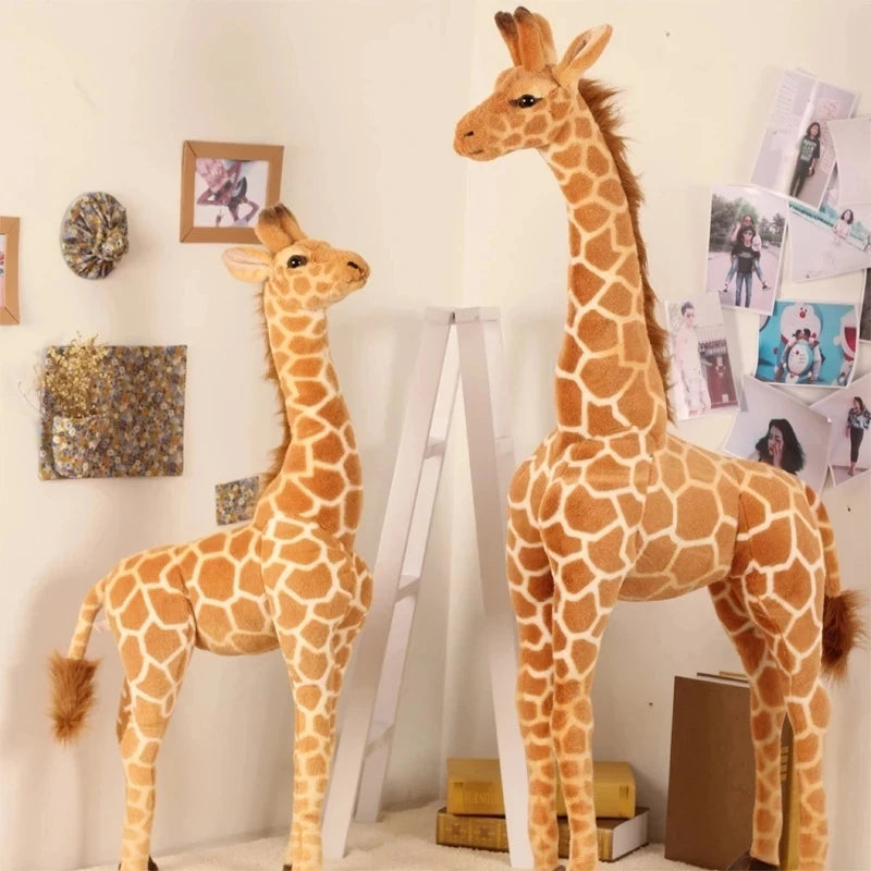 Giant Realistic Plush Giraffe Stuffed Animal - Image 3
