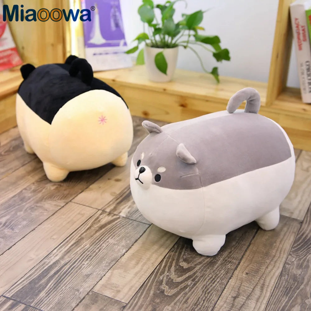 Soft Chubby Shiba Inu Plush Dog Pillow - Image 5