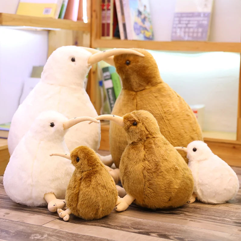Soft Kiwi Bird Plush Toy with Long Beak - Image 6