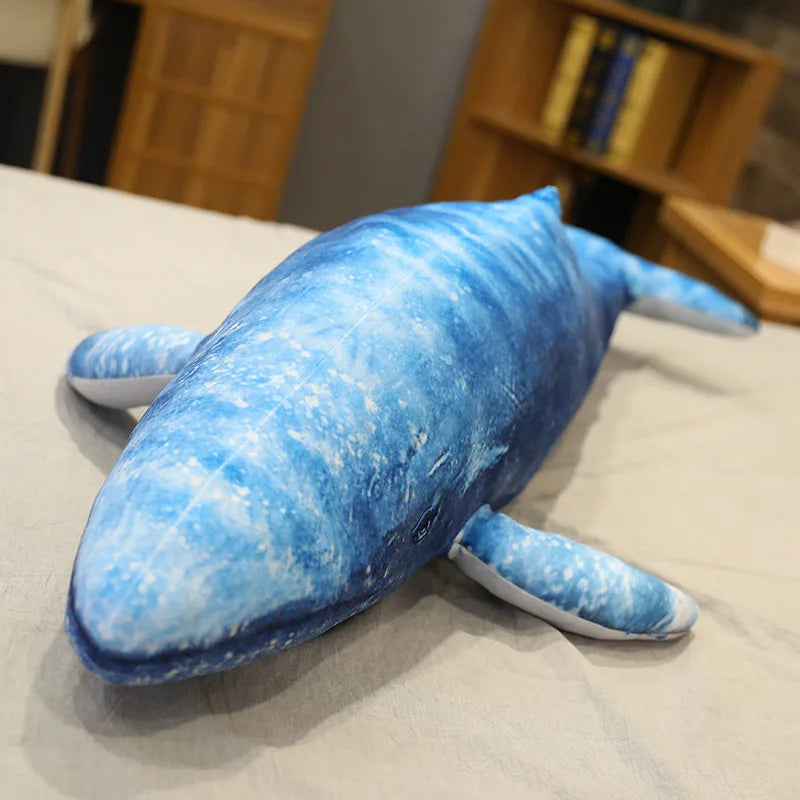 Mottled Blue Whale Body Pillow Plush - Image 3