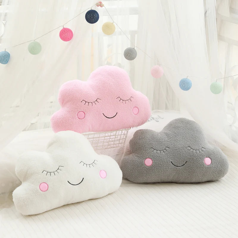 Sleepy Cloud Plush Decorative Pillow - Image 4