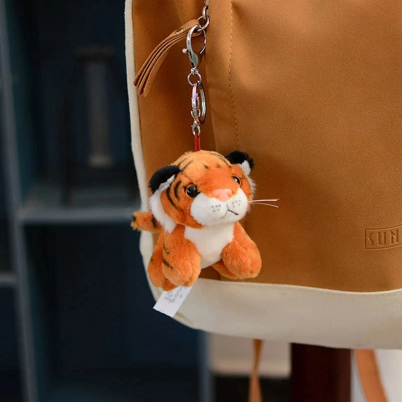 Mini Blue-Eyed White Tiger Plush Toy - Image 6