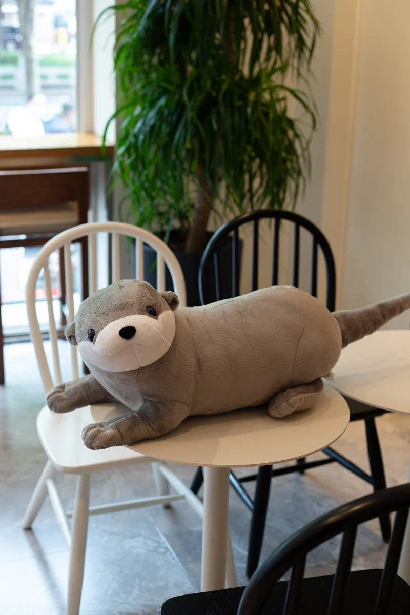 Cute Pink Otter Plush Toy - Image 7