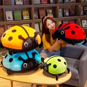 Oversized Soft Plush Ladybug Pillow