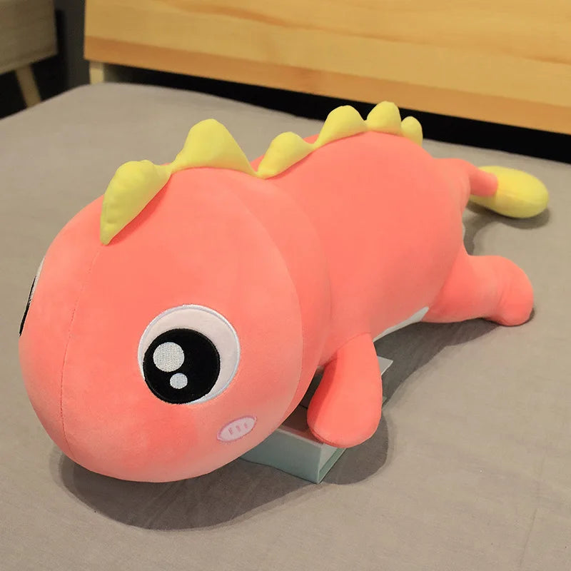 Cute Green Dinosaur Plush Body Pillow - Image 7