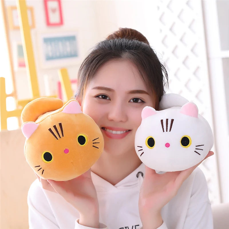 Cute Round Cat Plush Toy - Image 2