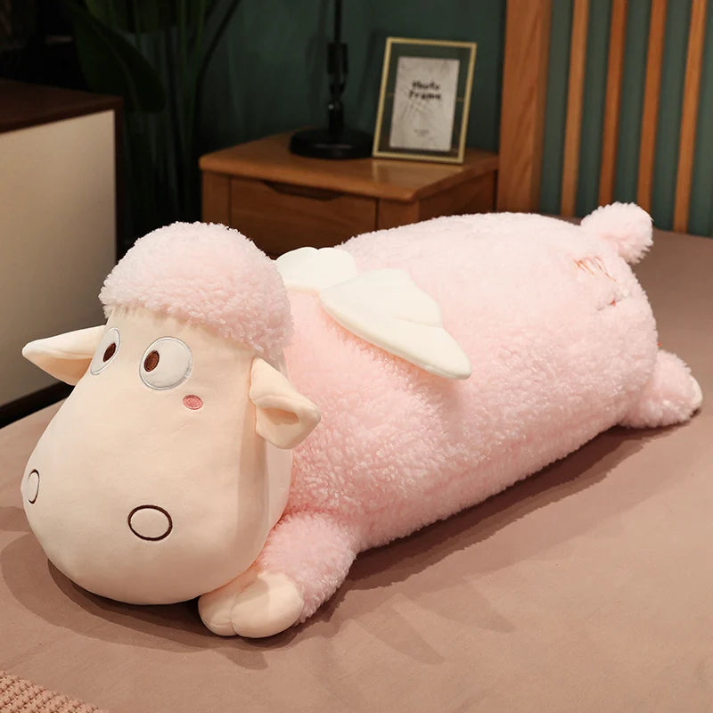 Cute Lying Angel Sheep Plush Toy - Image 7
