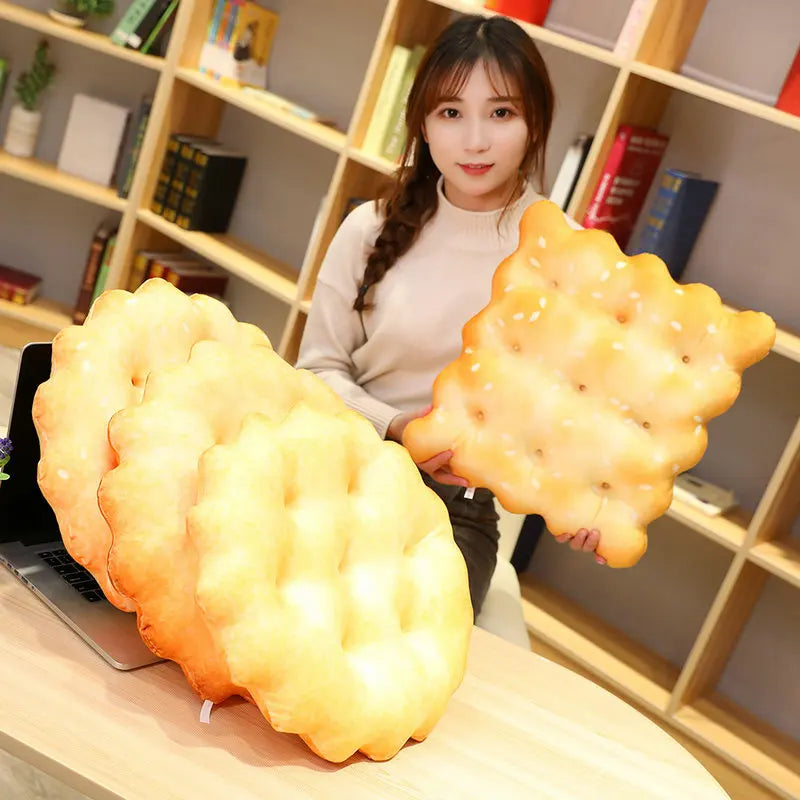 Golden Cracker Shaped Plush Pillow - Image 4