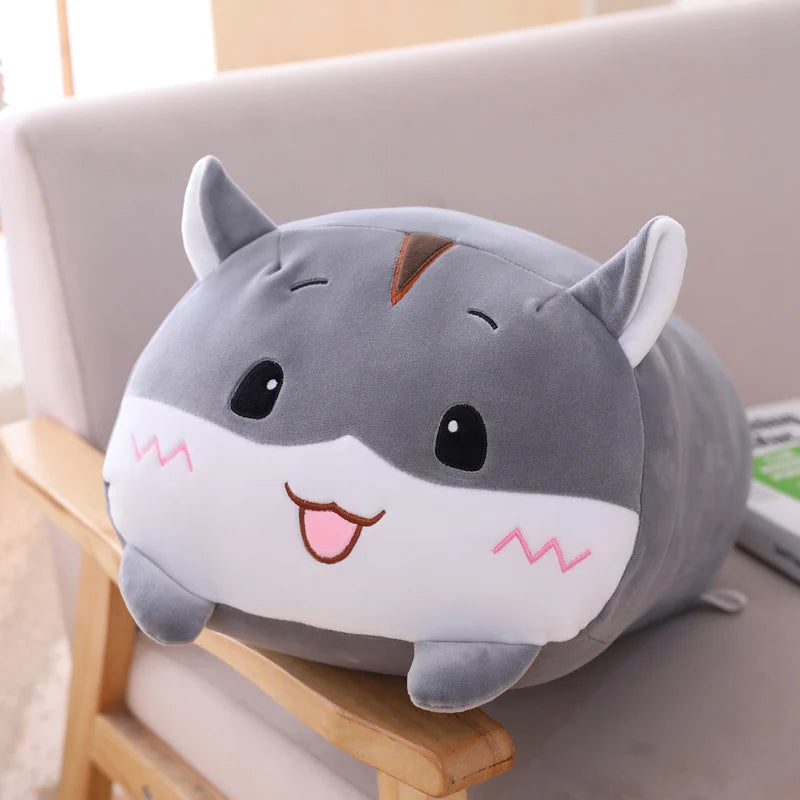 Large Kawaii Caramel Hamster Plush Pillow - Image 15