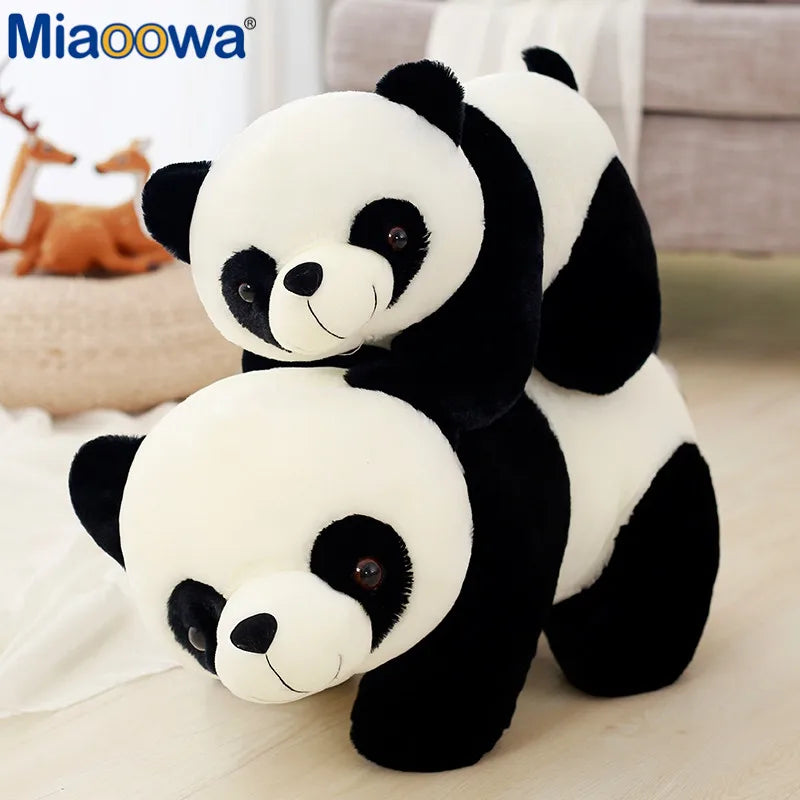 Cuddly Black and White Panda Plush Toy - Image 5