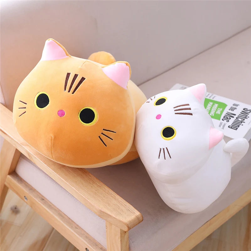 Cute Round Cat Plush Toy - Image 4