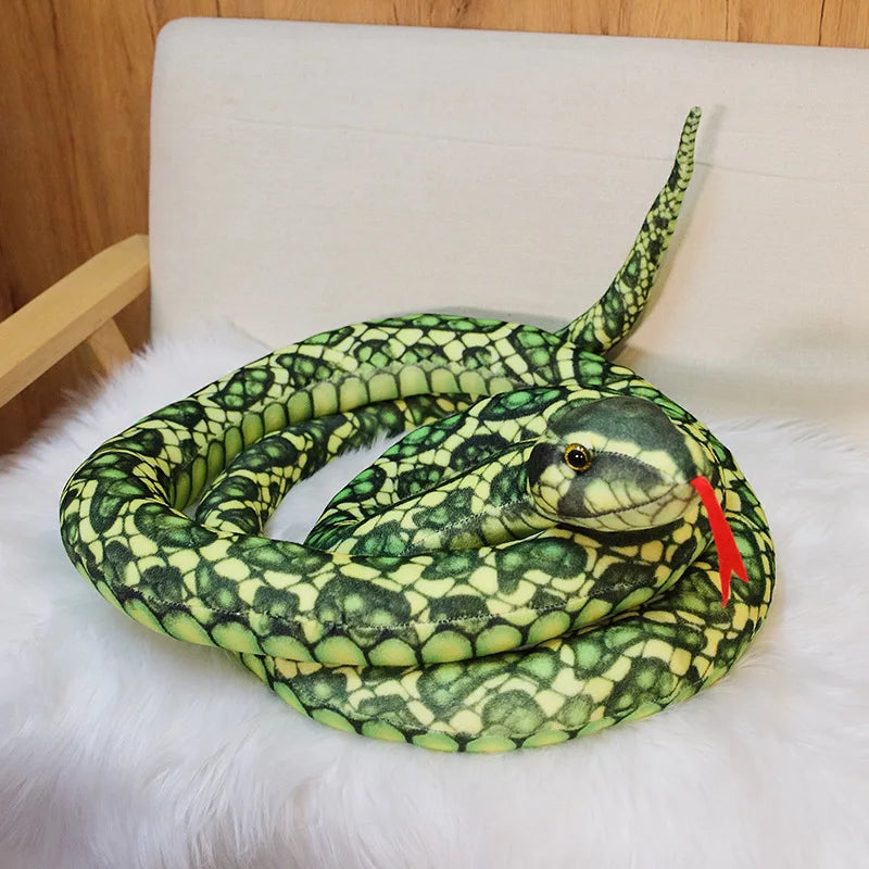 Soft Coiled Realistic Snake Plush Toy - Image 7