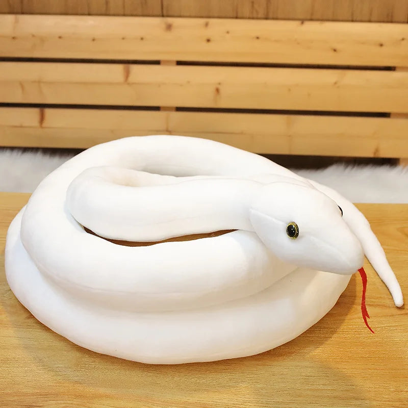 Soft Coiled Realistic Snake Plush Toy - Image 9