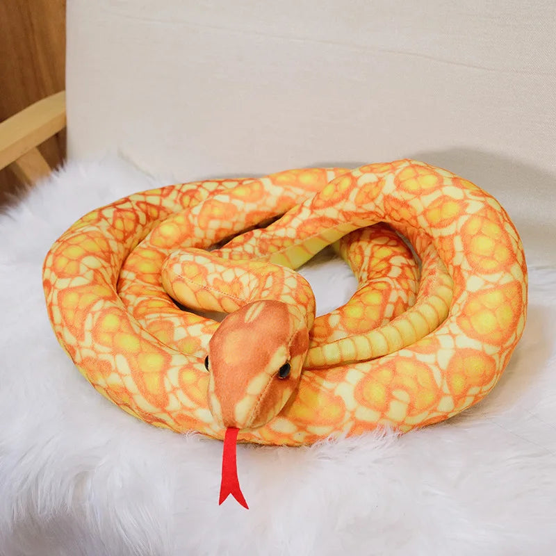 Soft Coiled Realistic Snake Plush Toy - Image 12