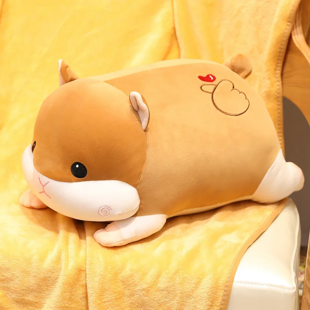 Oversized Sleeping Pink Pig Plush Pillow - Image 6