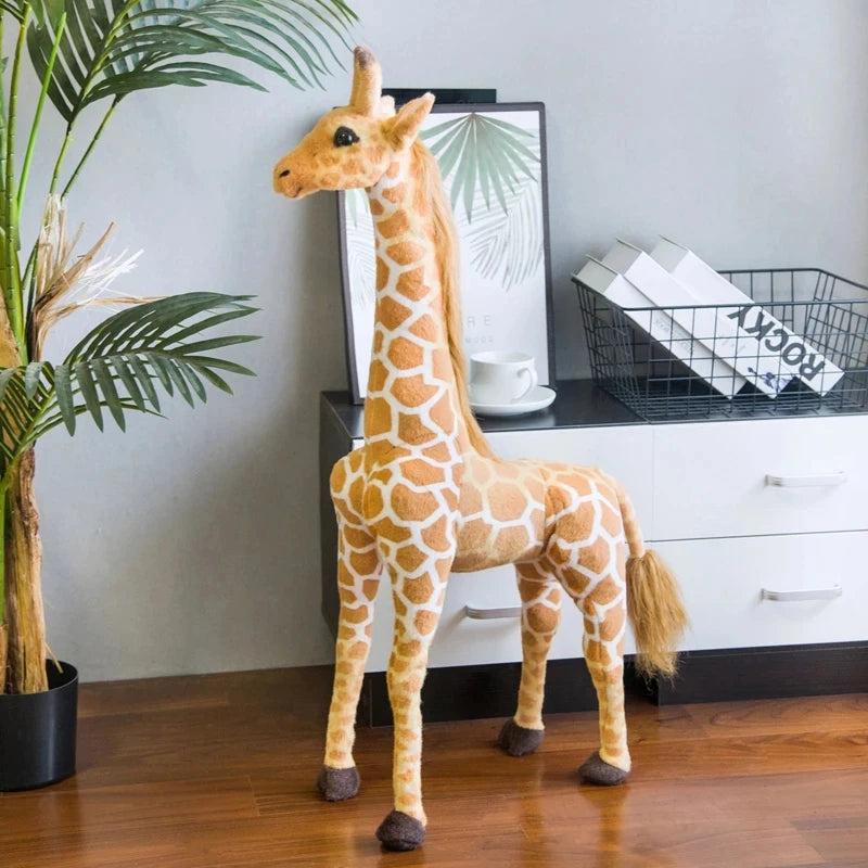 Giant Standing Giraffe Plush Toy - Image 3