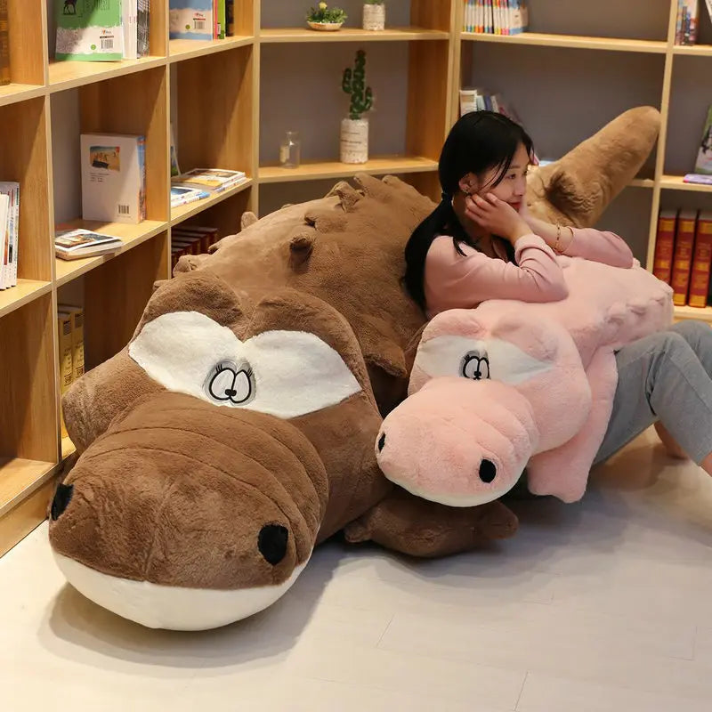 Giant Crocodile Plush Body Pillow in Various Sizes - Image 4