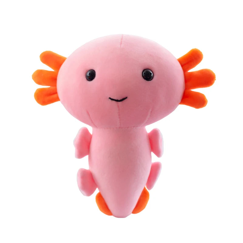 Pink Axolotl Plush Toy with Red Gills - Image 12
