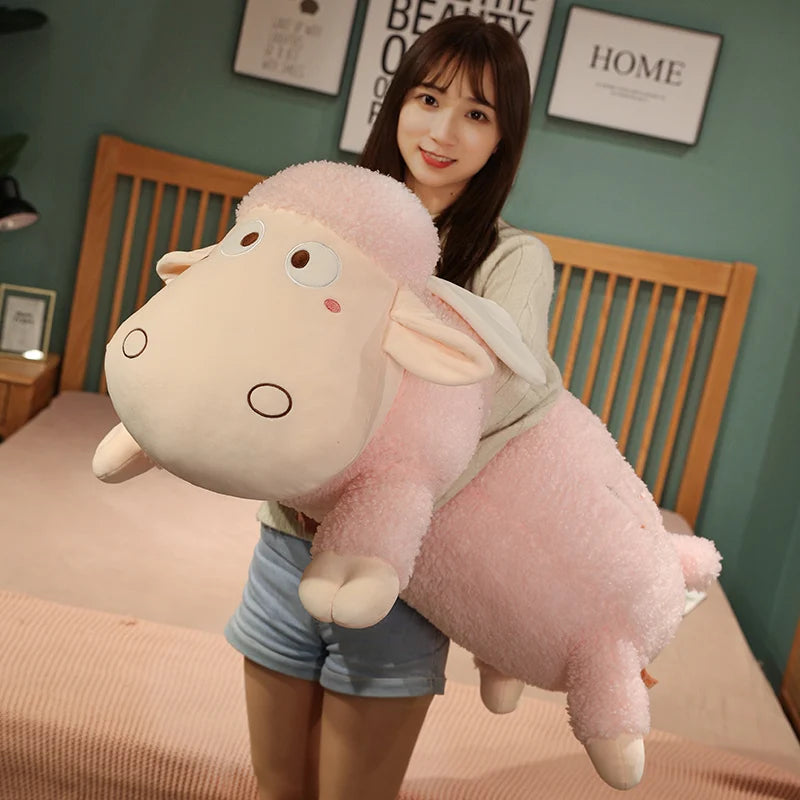 Cute Lying Angel Sheep Plush Toy - Image 5