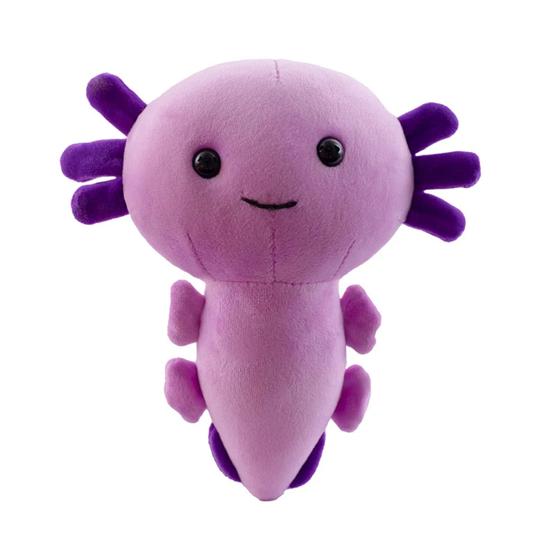 Pink Axolotl Plush Toy with Red Gills - Image 9