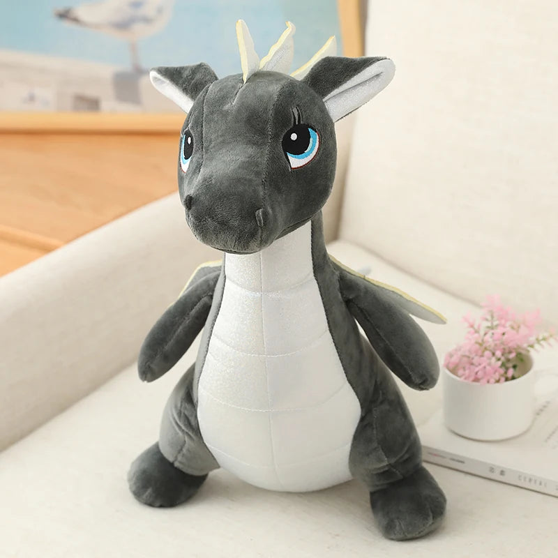 Cute Dragon Plush Toys in Pink and Navy Blue - Image 8