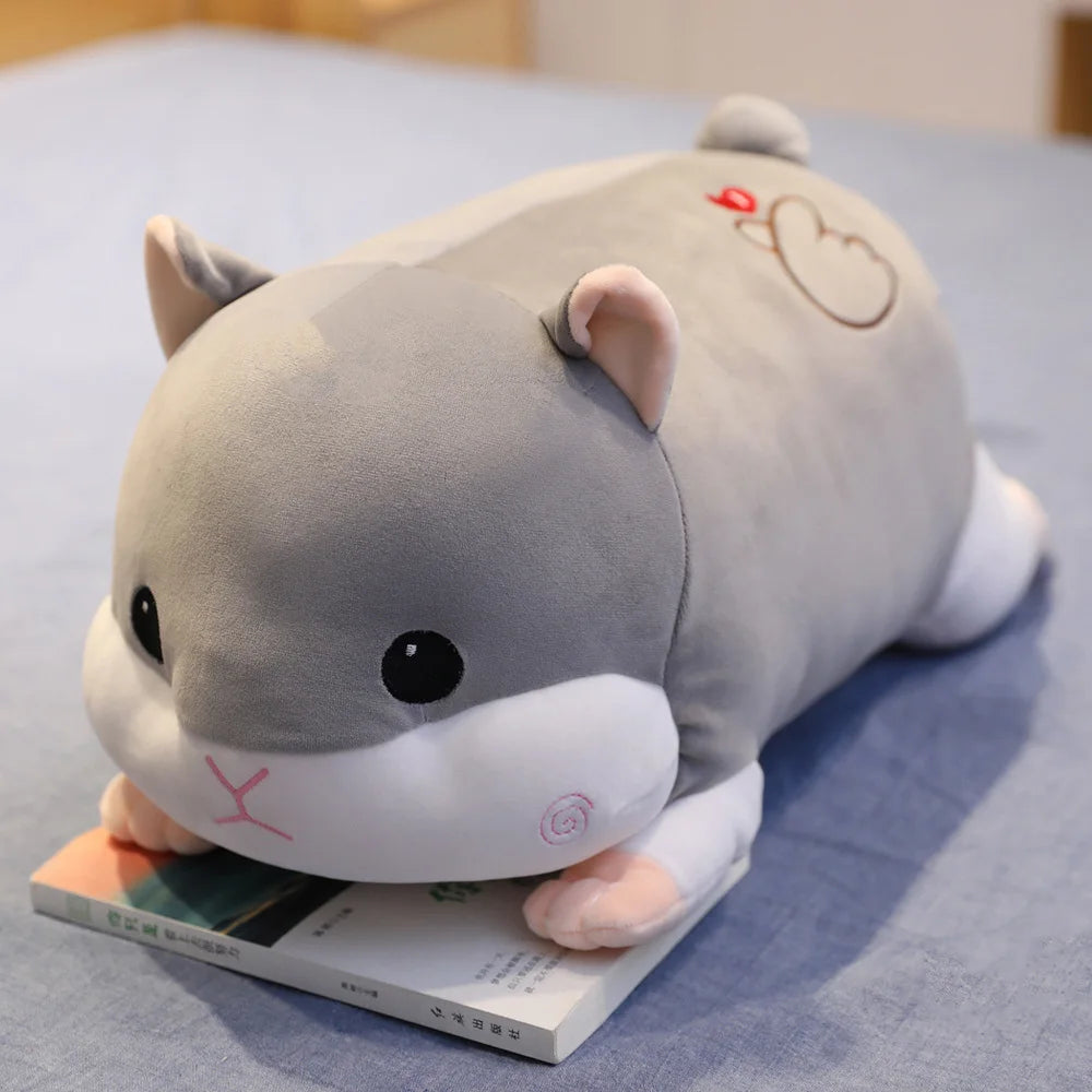 Oversized Sleeping Pink Pig Plush Pillow - Image 10