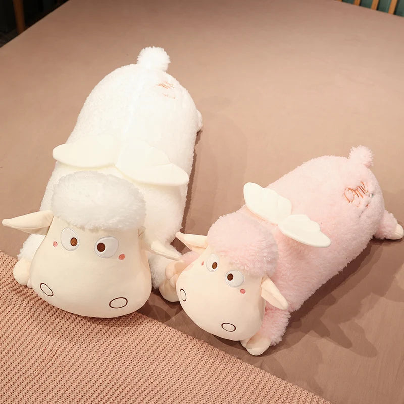 Cute Lying Angel Sheep Plush Toy - Image 3