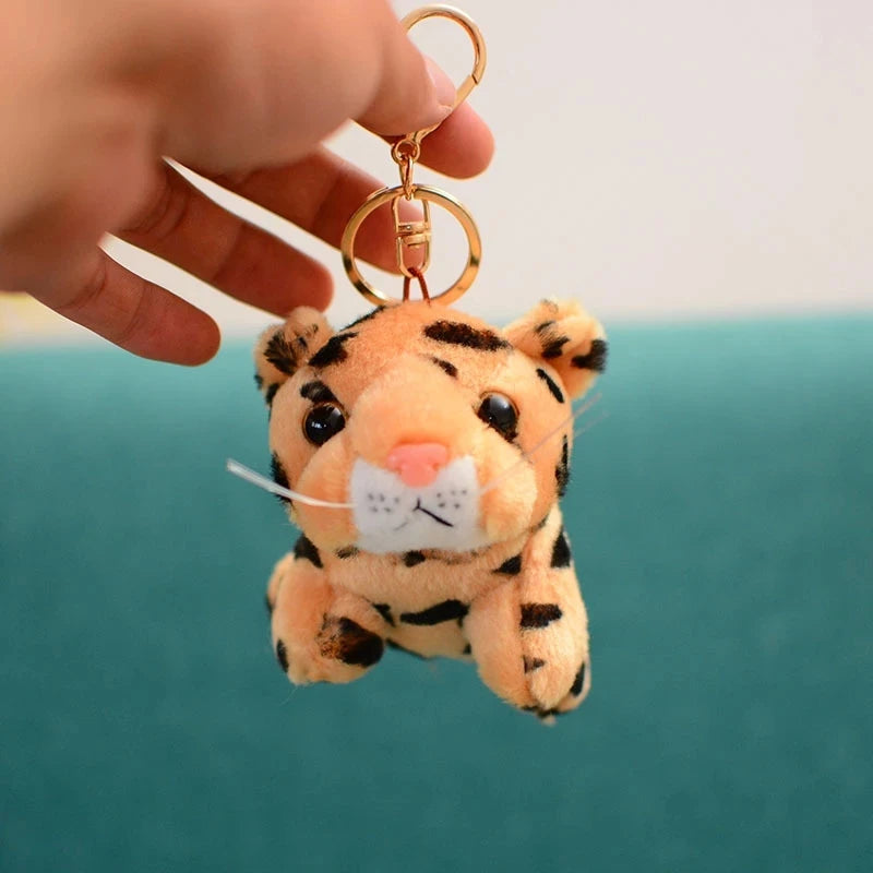 Mini Blue-Eyed White Tiger Plush Toy - Image 5