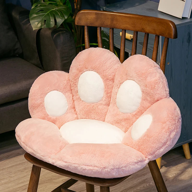 Soft Fluffy Animal Paw Floor Seat Cushion - Image 9