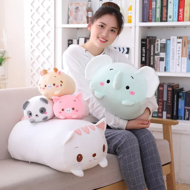Large Kawaii Caramel Hamster Plush Pillow - Image 4