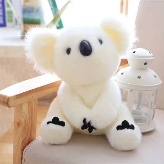 Soft Grey Koala Plush with Baby Joey - Image 8