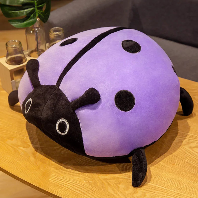 Oversized Soft Plush Ladybug Pillow - Image 2