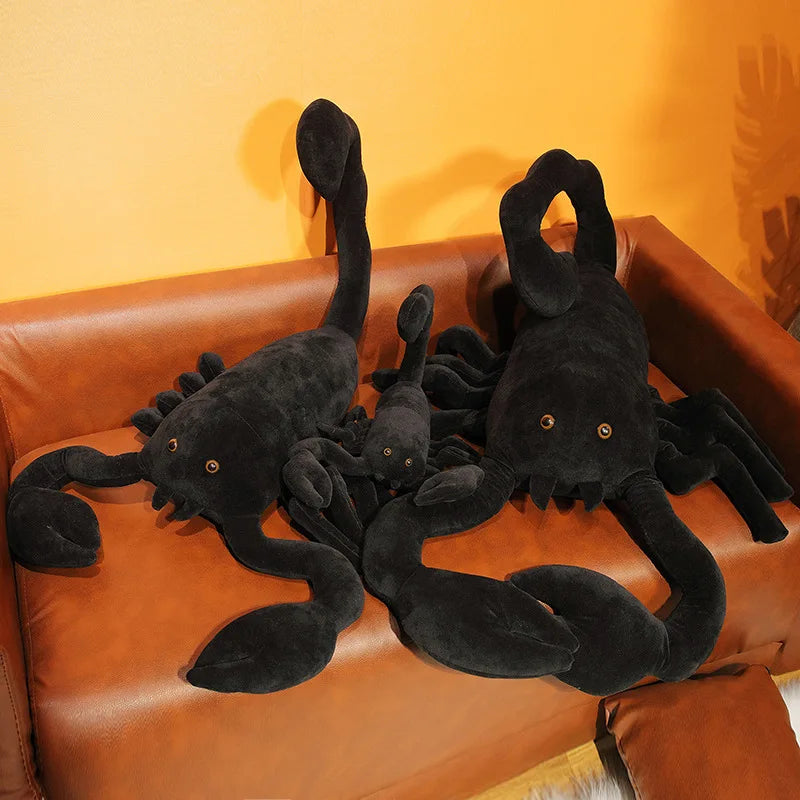 Soft Black Scorpion Plush Pillow - Image 5
