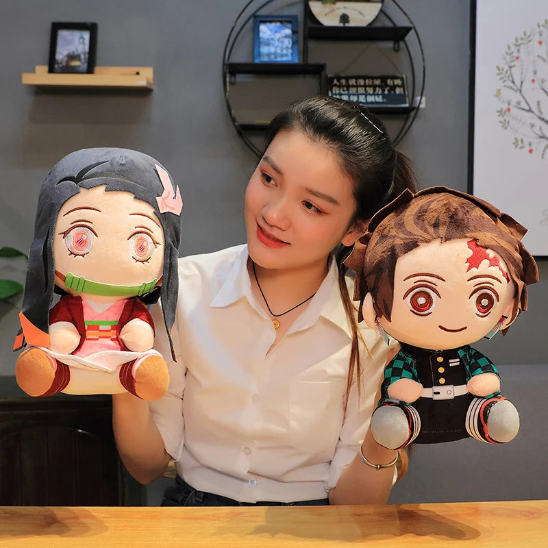 Demon Slayer Tanjiro Kamado Chibi Plush Doll - Image 4