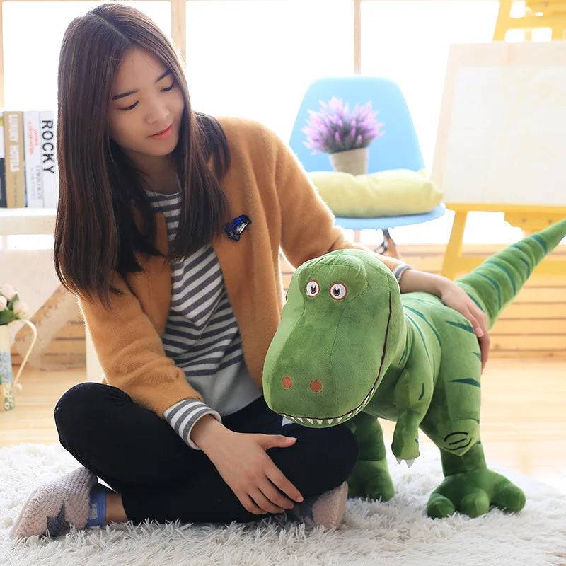 Soft Green T-Rex Dinosaur Plush - Image 3