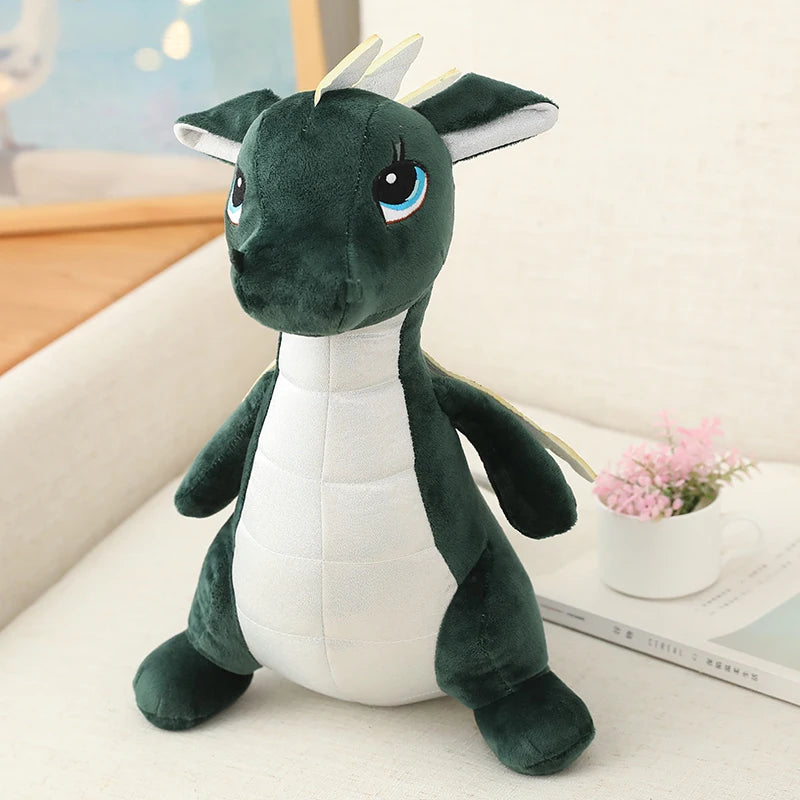 Cute Dragon Plush Toys in Pink and Navy Blue - Image 5