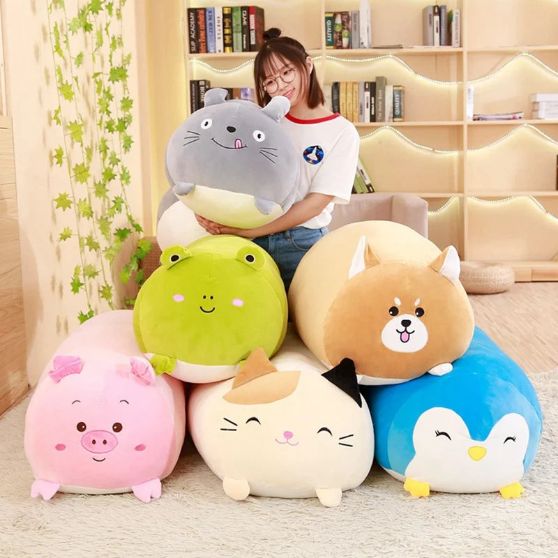 Large Kawaii Caramel Hamster Plush Pillow - Image 2