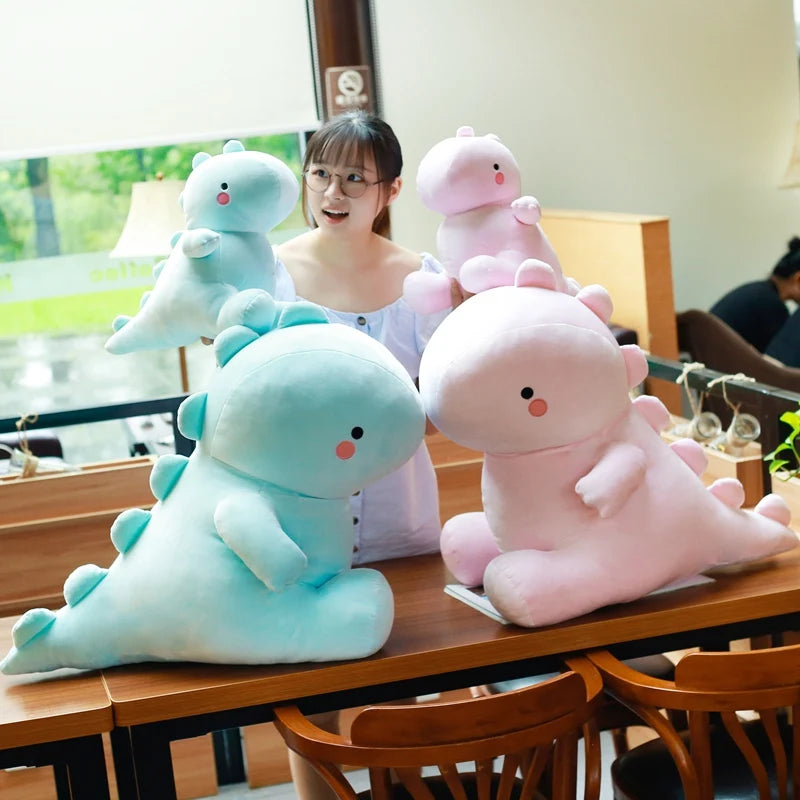 Oversized Soft Pastel Blue Dragon Plushie - Image 2
