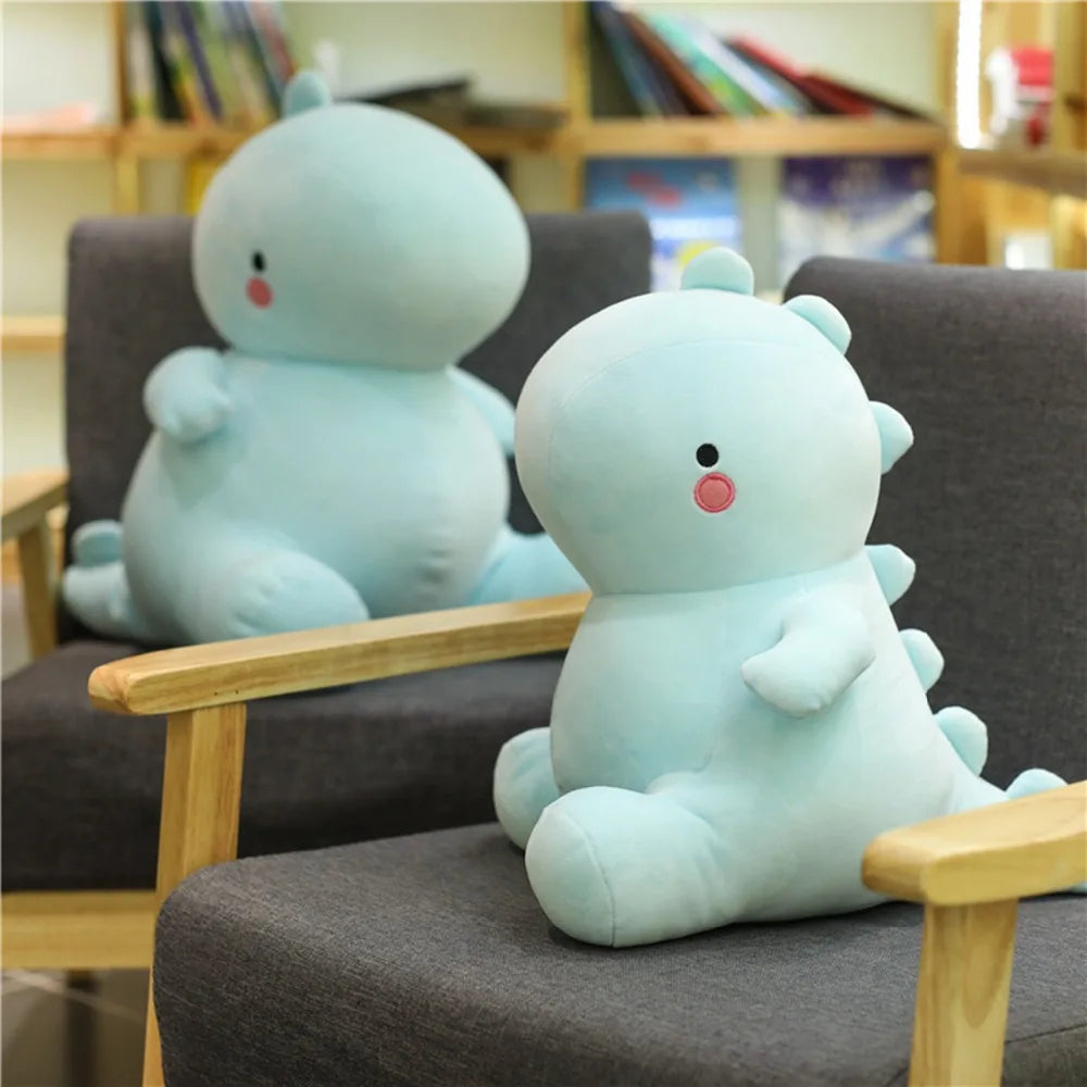 Oversized Soft Pastel Blue Dragon Plushie - Image 3