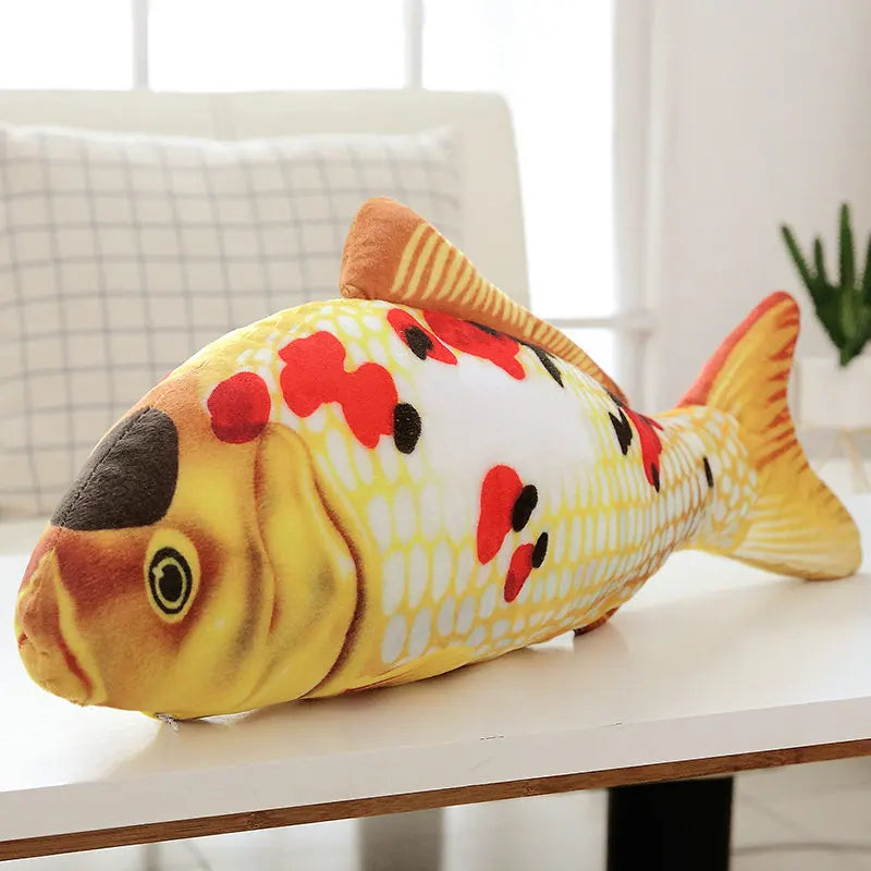 Oversized Realistic Goldfish Plush Toy - Image 10