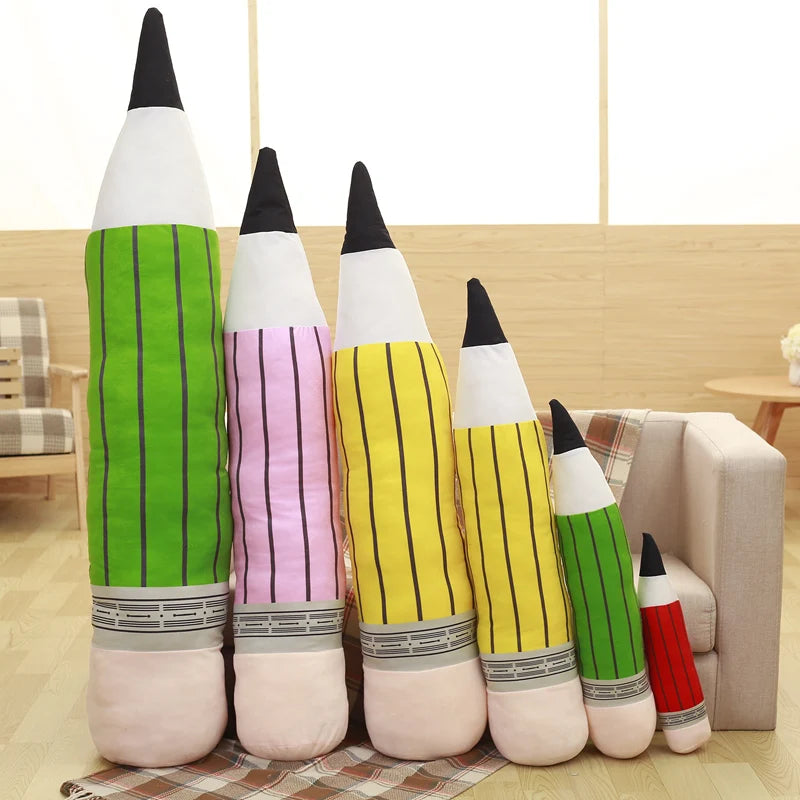 Oversized Striped Pencil Plush Pillow - Image 5