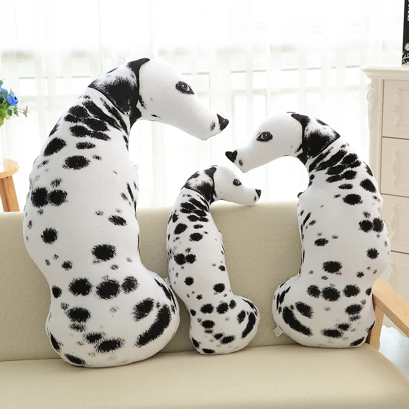 Realistic 3D Dalmatian Dog Plush Pillow - Image 3