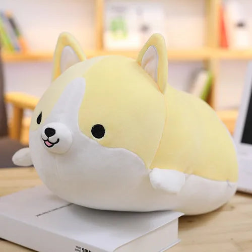 Chubby Tan and White Corgi Plush Pillow - Image 7