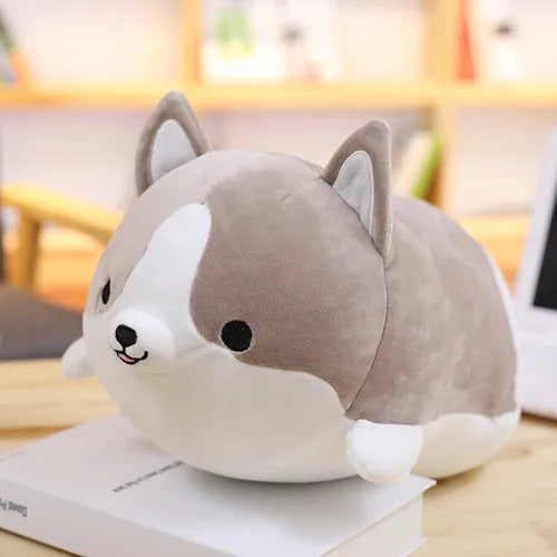 Chubby Tan and White Corgi Plush Pillow - Image 8