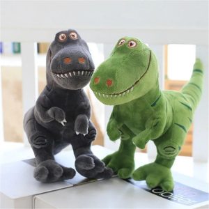 Cute Green and Grey T-Rex Plush Toy