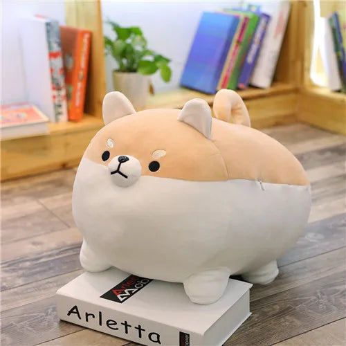 Soft Chubby Shiba Inu Plush Dog Pillow - Image 7