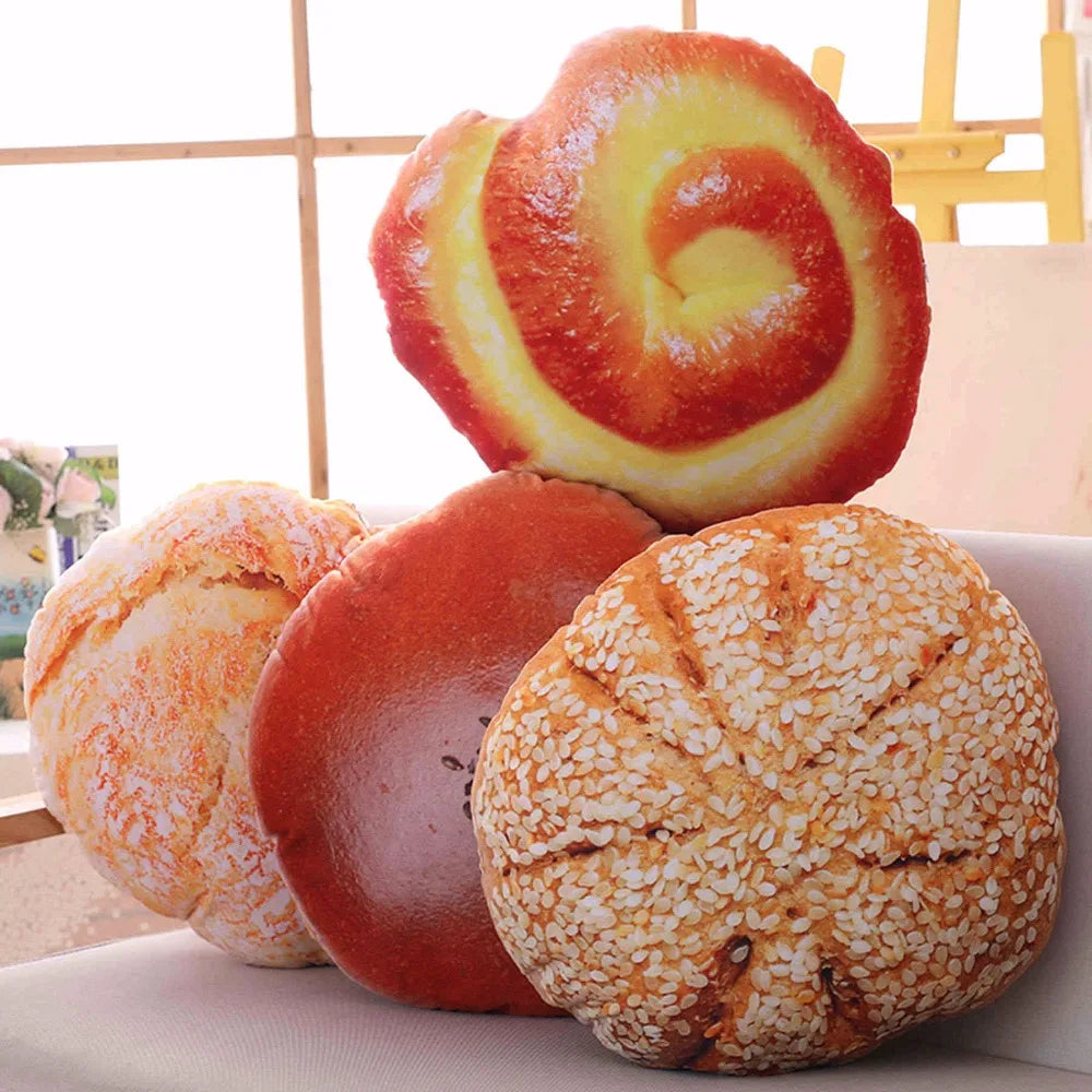 Realistic Bakery Bread Plush Pillows - Image 5
