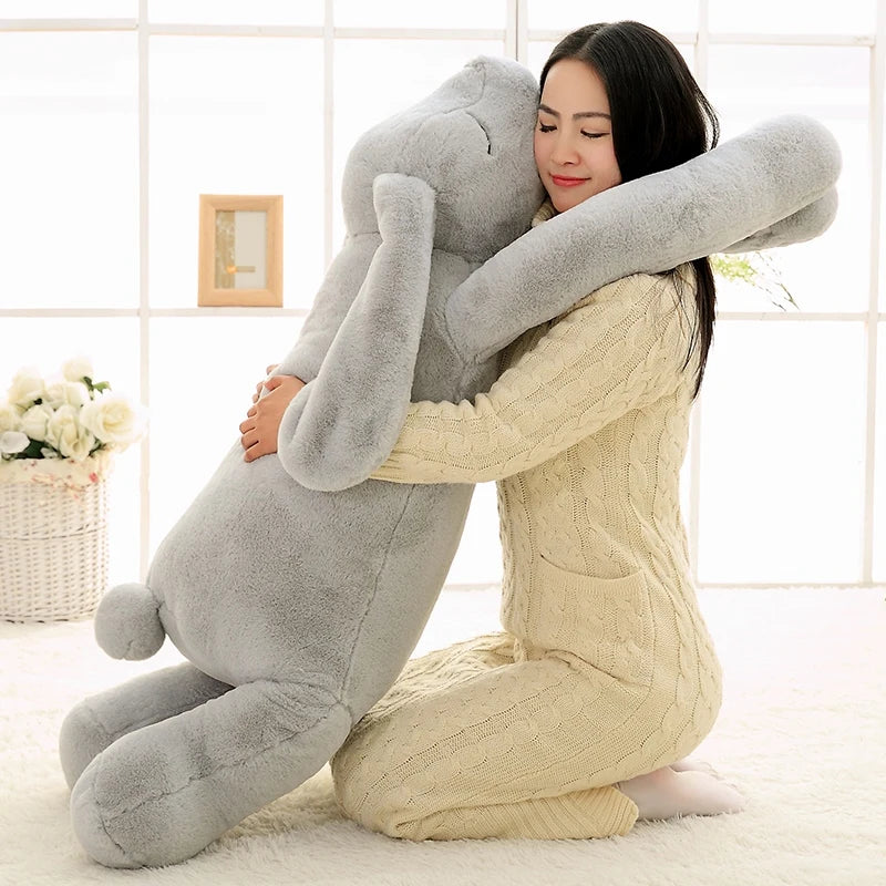 Soft Oversized Sleeping Bunny Plush - Image 3